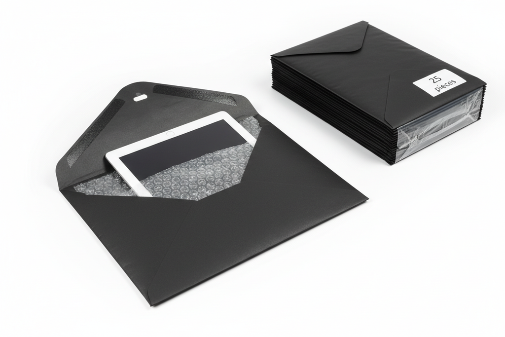 Bubble Padded Envelope 25pc 23*30 slipping an ipad in it black